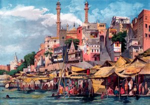 印度贝纳雷斯（Benares），1857年。