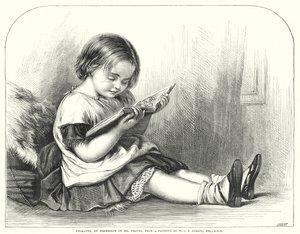 Reading (engraving) 作者 威廉·查尔斯·托马斯（之后）多布森