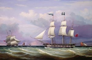 海伦号，330吨，1819年在格林诺克建造。