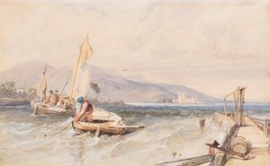 Castle Douglas，Loch Leven，1849 作者 克拉克森·弗雷德里克·斯坦菲尔德