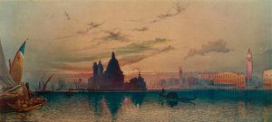 La Santa Salute，来自威尼斯圣乔治，c1872年 作者 威廉·科林伍德·史密斯