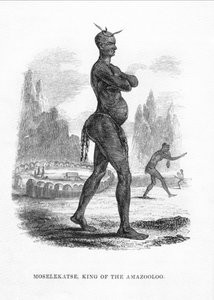 1852年，Amazooloo的Moselekatse国王
