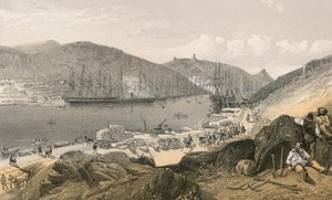 巴拉克拉瓦于1855年5月展示了码头和航运的状态