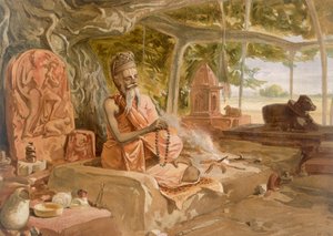 印度教的法基尔，来自&39;印度古代和现代&39;，1867年 作者 威廉·克里米亚·辛普森