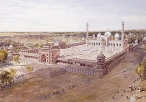 贾米清真寺（Jami Masjid），德里，1864年