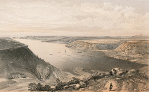 1855年6月22日，位于海港顶部的塞瓦斯托波尔港北侧 作者 威廉·克里米亚·辛普森