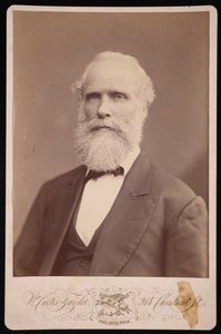 Garland Carr Broadhead 1827-1912年的肖像，1884年以前。 作者 威廉·柯蒂斯·泰勒
