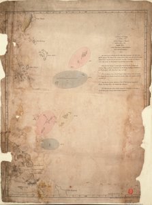 1804 年 2 月 14 日和 15 日马六甲海峡附近中国海岛屿及英国舰队和里诺斯海军上将中队位置图 作者 威廉·丹尼尔