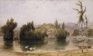 1827年在弗吉尼亚水上的场景 作者 威廉·丹尼尔