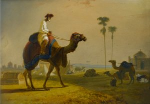 Hirkarrah Camel（东印度群岛的一个场景），1832年