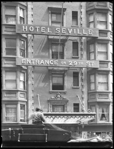 1916年7月29日在纽约市第29街的Sevillle酒店签名 作者 威廉·戴维斯·哈斯勒
