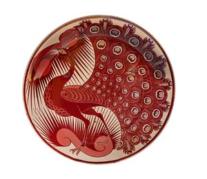红光孔雀盘 作者 威廉·德·摩根