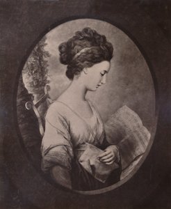 伊丽莎白·史蒂芬森（Elizabeth Stephenson）小姐，其后的麦克斯伯勒伯爵夫人（Countess Countess），1894年18世纪后期 作者 威廉·迪金森