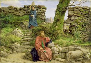 撒玛利亚女人，1860年 作者 威廉·戴斯