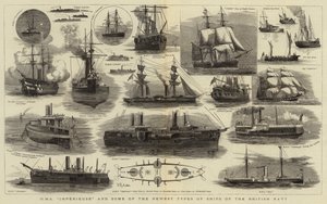 HMS Imperieuse和英国海军的一些最新型船只 作者 William Edward Atkins