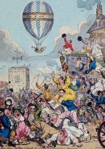 萨德勒先生从哈克尼（Hackney）登上的山峰，1811年