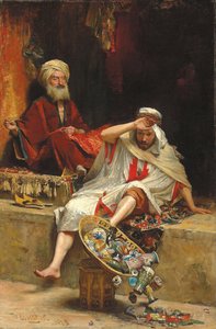 Alnaschar的财富，《阿拉伯之夜》，1879年 作者 威廉·尤尔特·洛克哈特
