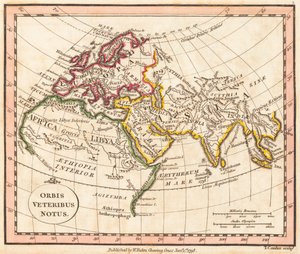 古代世界地图 作者 威廉·法登