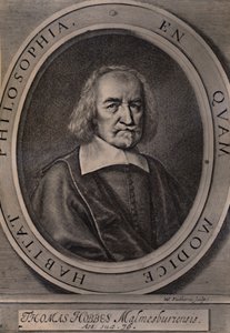 托马斯·霍布斯（Thomas Hobbes），英国哲学家，c1668年1894年 作者 威廉·法索恩