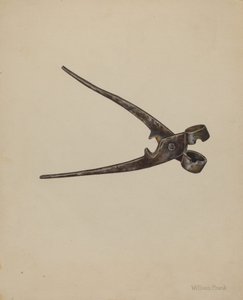 子弹模具，约1940年。 作者 威廉·弗兰克