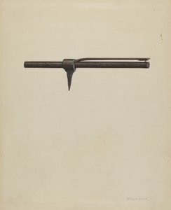陷阱枪，约1936年。 作者 威廉·弗兰克