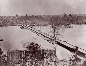 浮桥，百老汇登陆，阿波马托克斯河，1861-65。