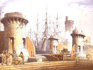 斯坦利码头门（Stanley Dock Gates），1864年