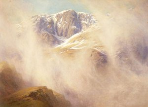 科尼斯顿荒原上的Hen Tor，迷雾之晨