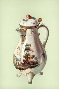 咖啡壶，路德维希堡（彩色石版画） 作者 威廉·吉布