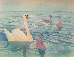 天鹅和小天鹅，1911年，1928年 作者 威廉·吉尔斯