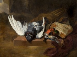 静物与死鸟（或死禽） 作者 威廉·格威·弗格森