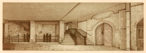 1886年，伦敦市市政厅张伯伦法院下的区域。 作者 威廉·格里格斯