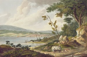 纽伯格，来自哈德逊河组合的14号，由J. Hill编写，1821-25 作者 威廉·盖·沃尔