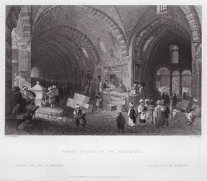 Great Avenue in the Tchartchi (engraving) 作者 威廉·H·巴特利特