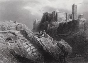 马尔斯山，雅典（雕刻）。