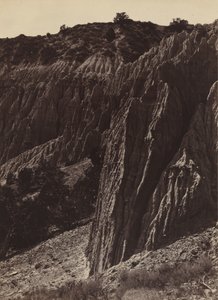 雨水雕塑，犹他州盐溪卡农，1872年。