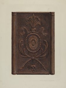 帕。德国炉子和盘子，约1939年。