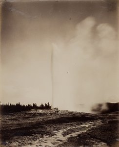 Old Faithful, 1871年。 作者 威廉·H·杰克逊