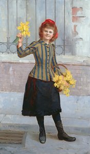 1893年Gertie Miller小姐的肖像