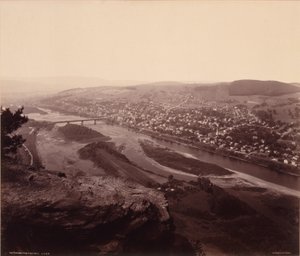 利哈伊河谷铁路公司的托万达（Towanda from Table Rock 作者 威廉·劳