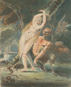 Amymone和一个淫荡的萨梯，1770-80。