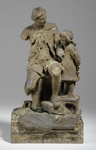 约书亚·雷诺兹与孩子的橡皮泥（橡皮泥） 作者 威廉·哈莫·桑尼克罗夫特