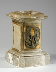 马基特纪念性底座（灰泥和橡皮泥） 作者 威廉·哈莫·桑尼克罗夫特