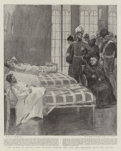 Netley的女王，女王陛下访问病态，并从Soudan受伤 作者 William Hatherell