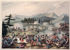 巴罗萨之战，1811年3月5日，由I. Clarke蚀刻，1811年由M. Dubourg绘制（aquatint） 作者 威廉·希思