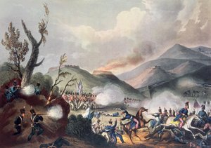 1810年9月27日，Busaco战役，由Thomas Sutherland（公元1785年）镌刻