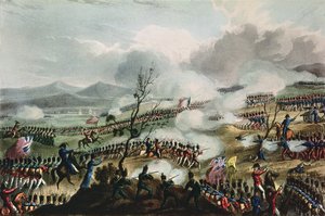 1813年11月10日，Nivelle之战，由Thomas Sutherland雕刻，1813年 作者 威廉·希思
