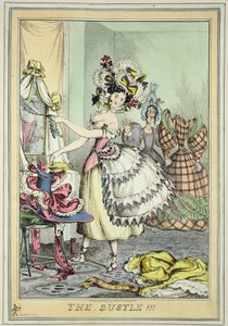 The Bustle，由伦敦Thomas McLean出版（彩色蚀刻） 作者 威廉·希思