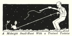 A Midnight Snail-Hunt With a Trained Tortoise (litho) 作者 威廉·希思·罗宾逊