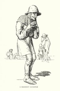 一个 Redsnout Catchpole（石版画） 作者 威廉·希思·罗宾逊